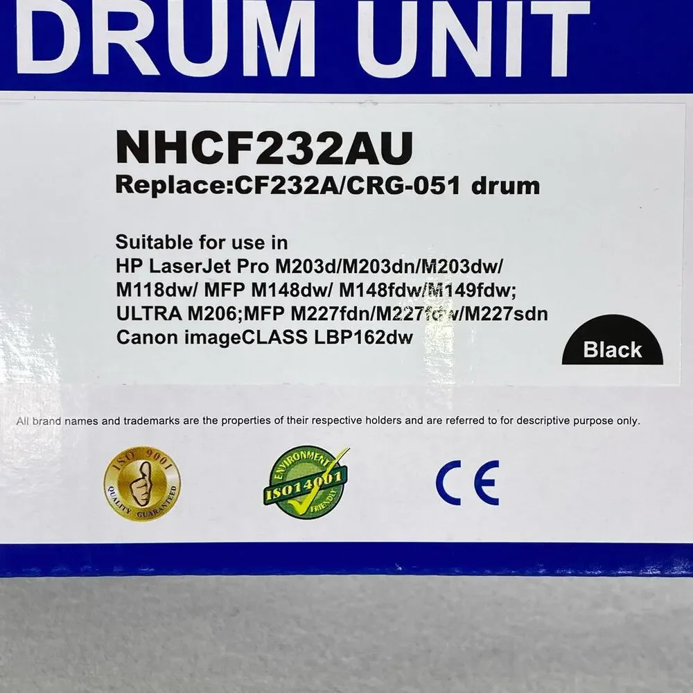 HP Laser Jet Pro Compatible Drum Unit BLACK for CF232A/CRG-051 Drum NEW